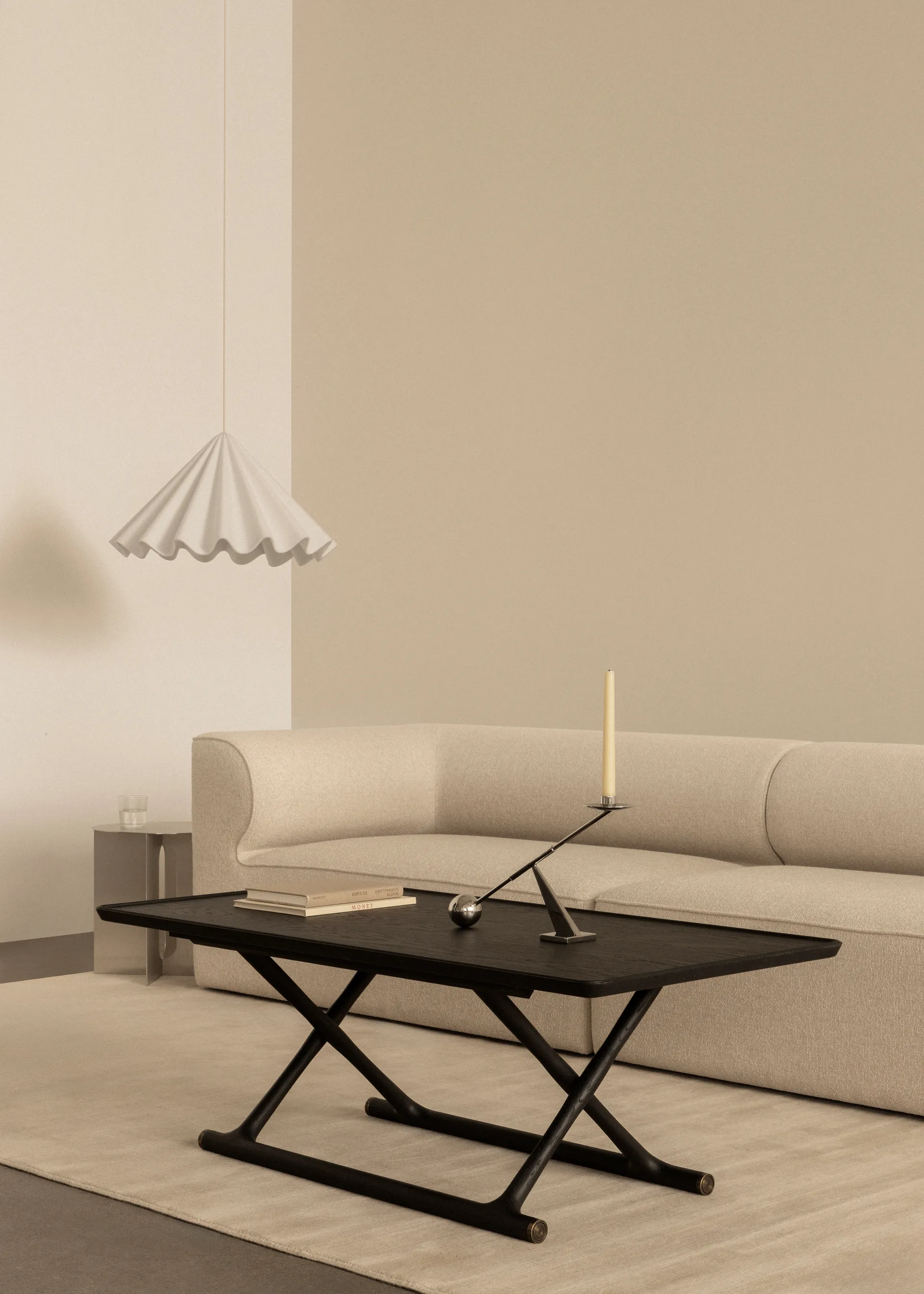 Jäger soffbord, Black stained oak Audo Copenhagen