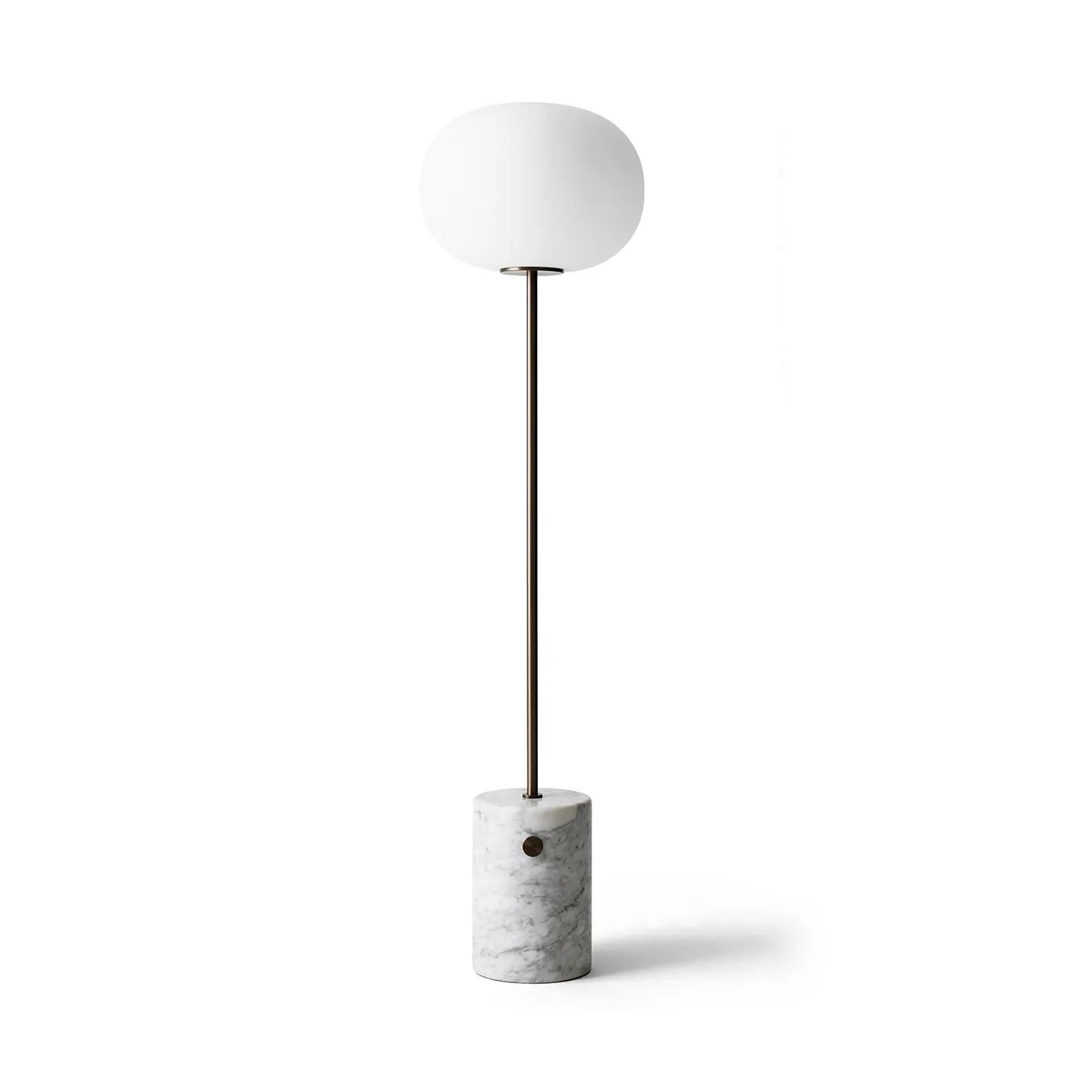 JWDA golvlampa, Carrara marmor-bronserad mässing, 130 cm Audo Copenhagen
