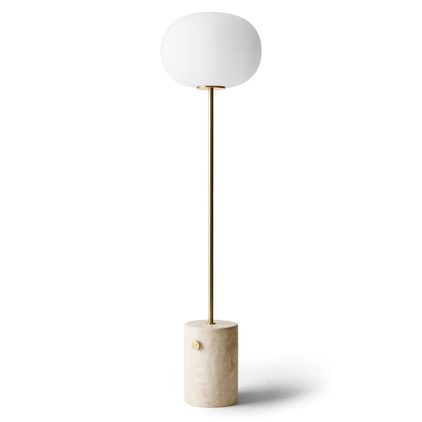 JWDA golvlampa, Travertin-mässing, 150 cm Audo Copenhagen