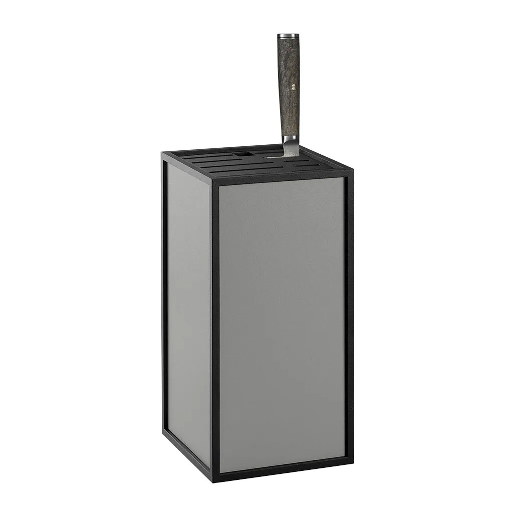 K'Block knivblock, Dark grey Audo Copenhagen