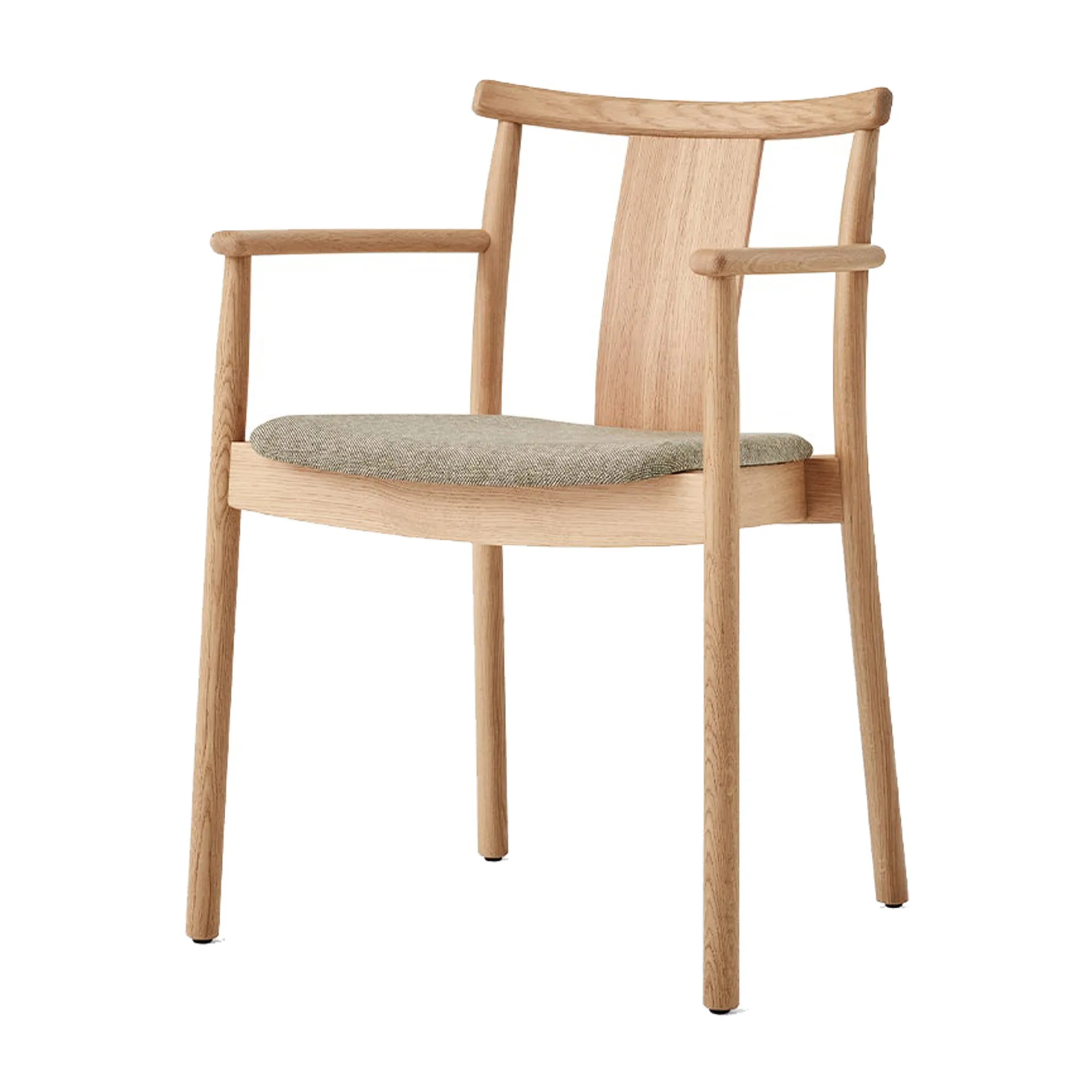 Merkur karmstol med dyna, Oak-Hallingdal 0200 beige Audo Copenhagen