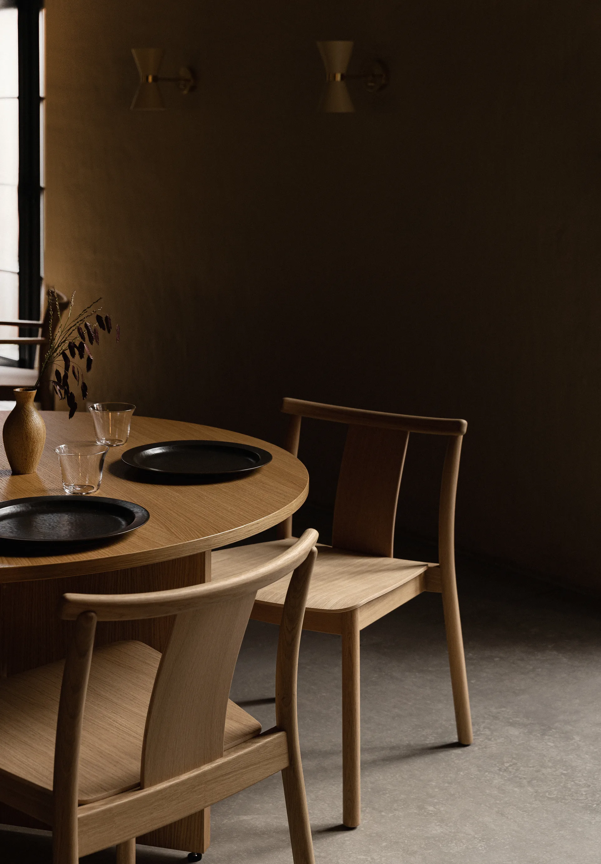 Merkur matstol, Natural oak Audo Copenhagen