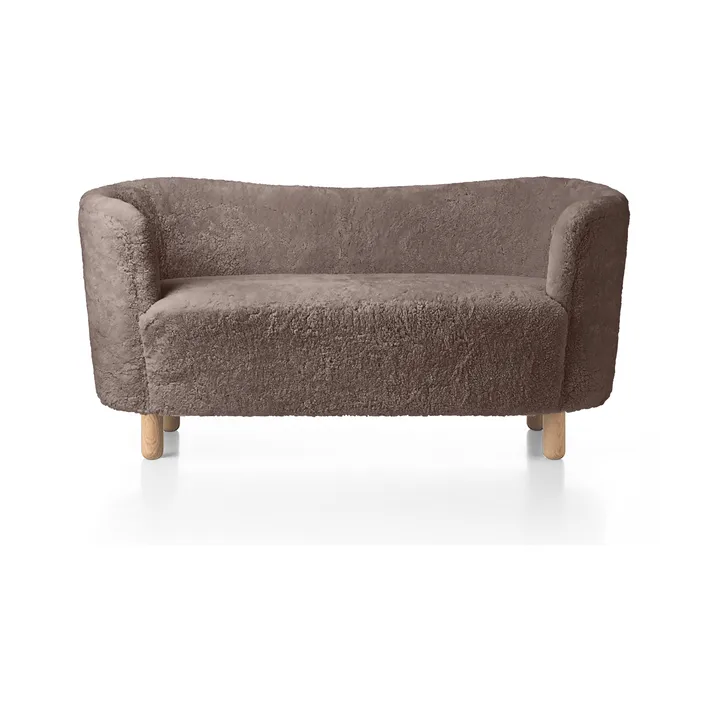 Mingle soffa 152 cm - Fårskinn Sahara-ek - Audo Copenhagen