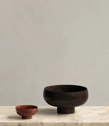 New Norm fruktskål Ø25 cm - Mörkglaserad - Audo Copenhagen