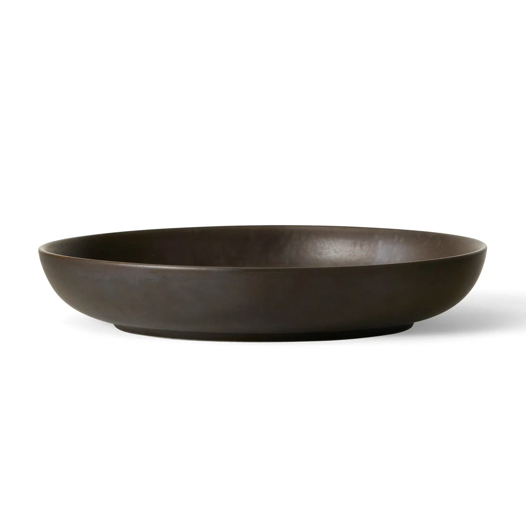 New Norm tallrik Ø21 cm, Mörkglaserad Audo Copenhagen