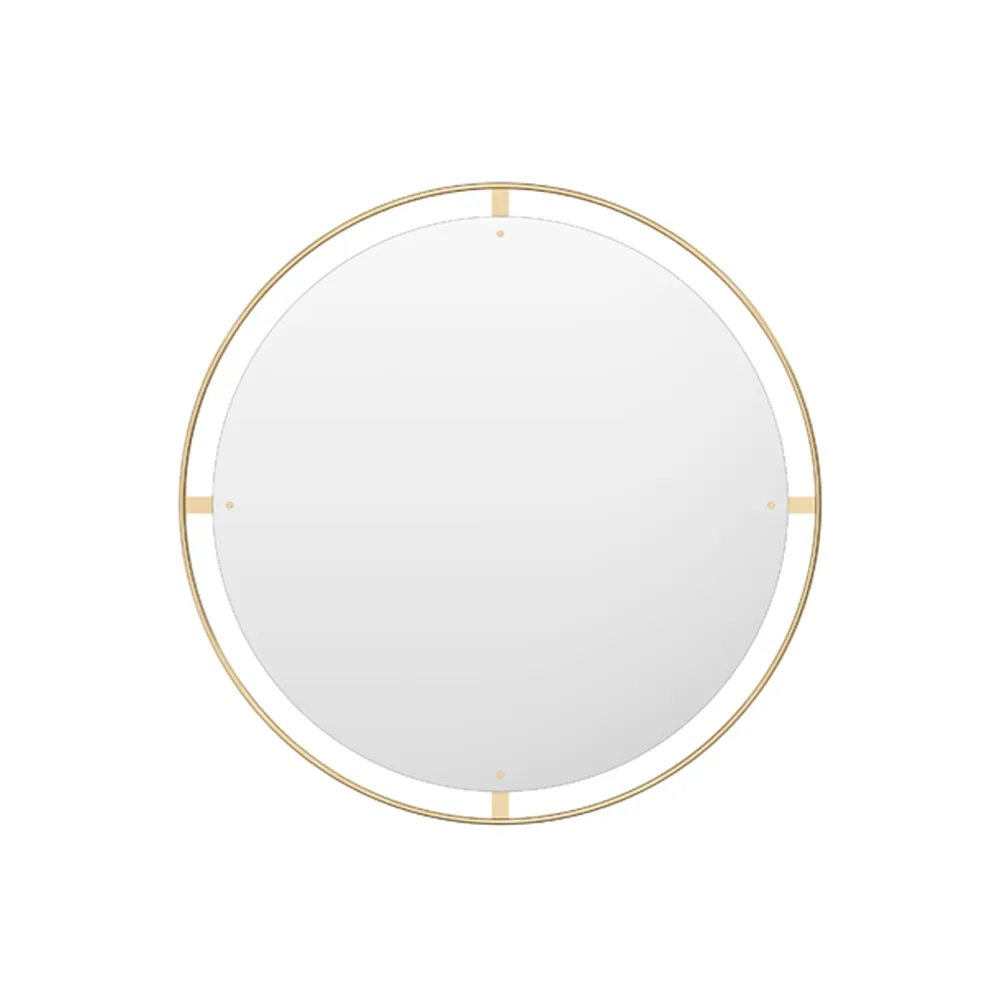 Nimbus spegel, polished brass, ø110 Audo Copenhagen