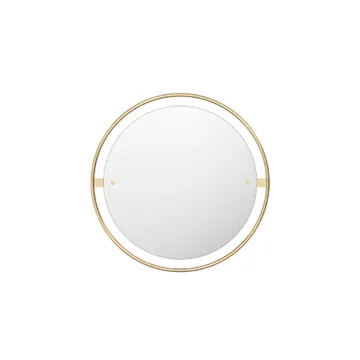 Nimbus spegel - polished brass, ø60 - Audo Copenhagen