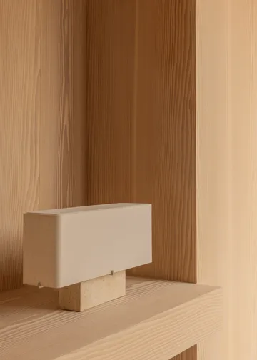 Nonna bordslampa 30 cm - Travertine-sand - Audo Copenhagen