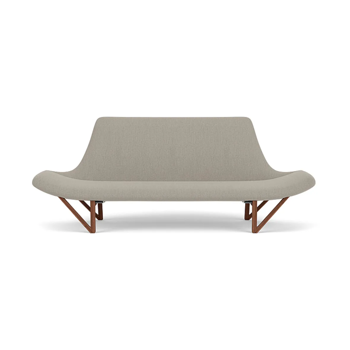 Pagode soffa 202 cm, Re-wool 0218-valnöt Audo Copenhagen
