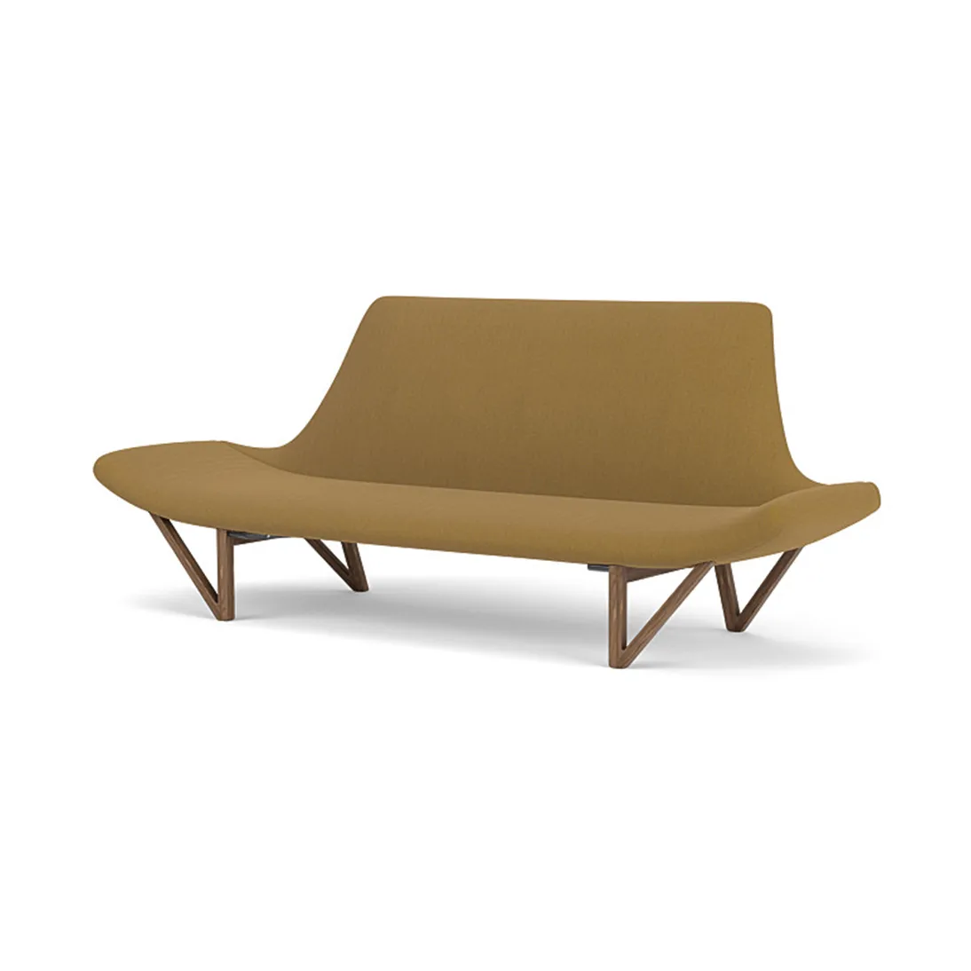 Pagode soffa 202 cm, Re-wool 0448-valnöt Audo Copenhagen