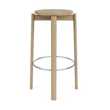 Passage barpall - Ek-rostfritt stål, 75 cm - Audo Copenhagen