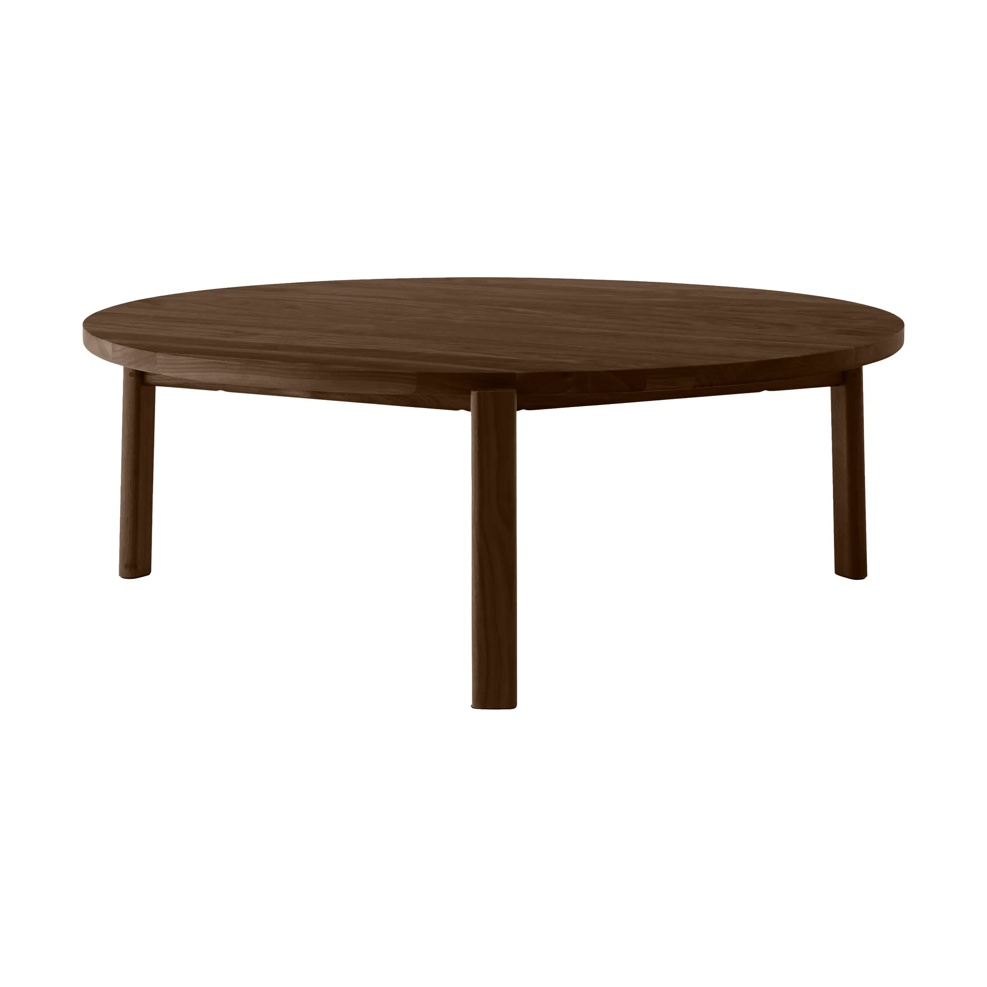 Passage soffbord, Mörkbetsad ek, Ø90 cm Audo Copenhagen