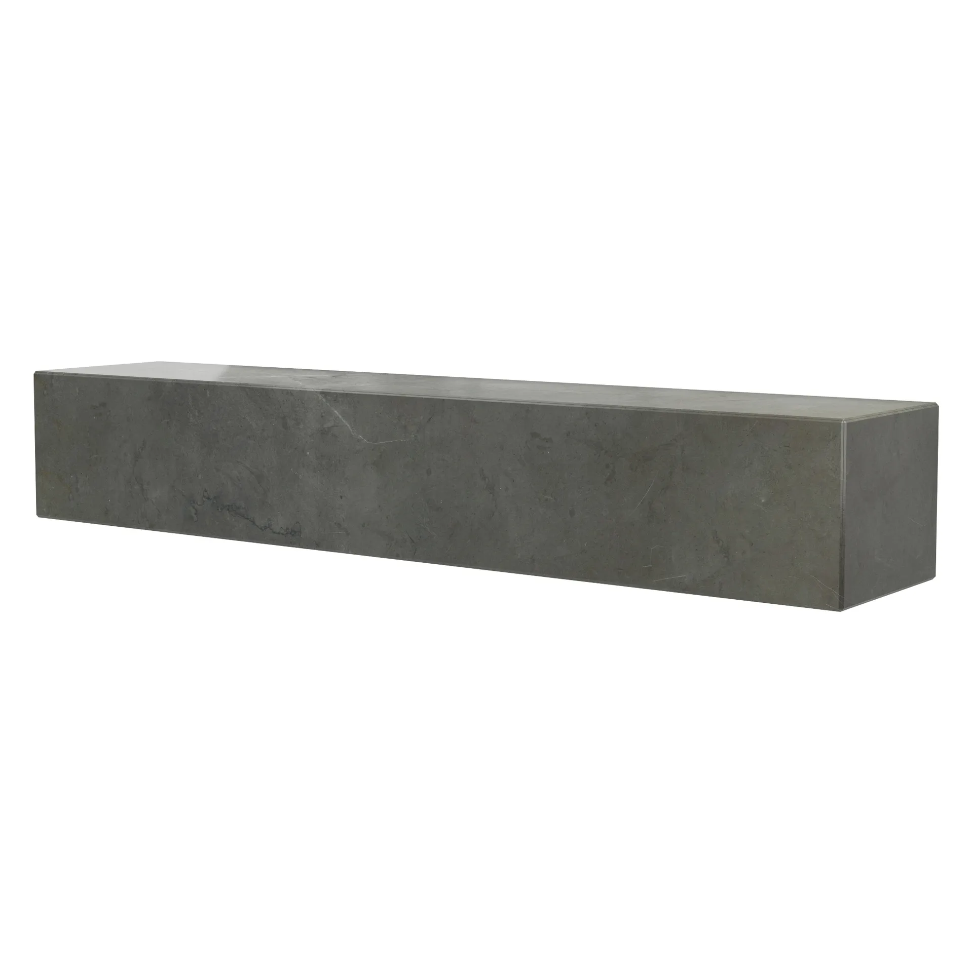 Plinth hylla, Brun-grå kendzo marmor Audo Copenhagen