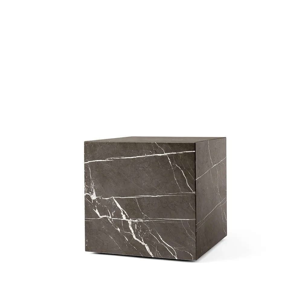 Plinth soffbord, brown, cube Audo Copenhagen
