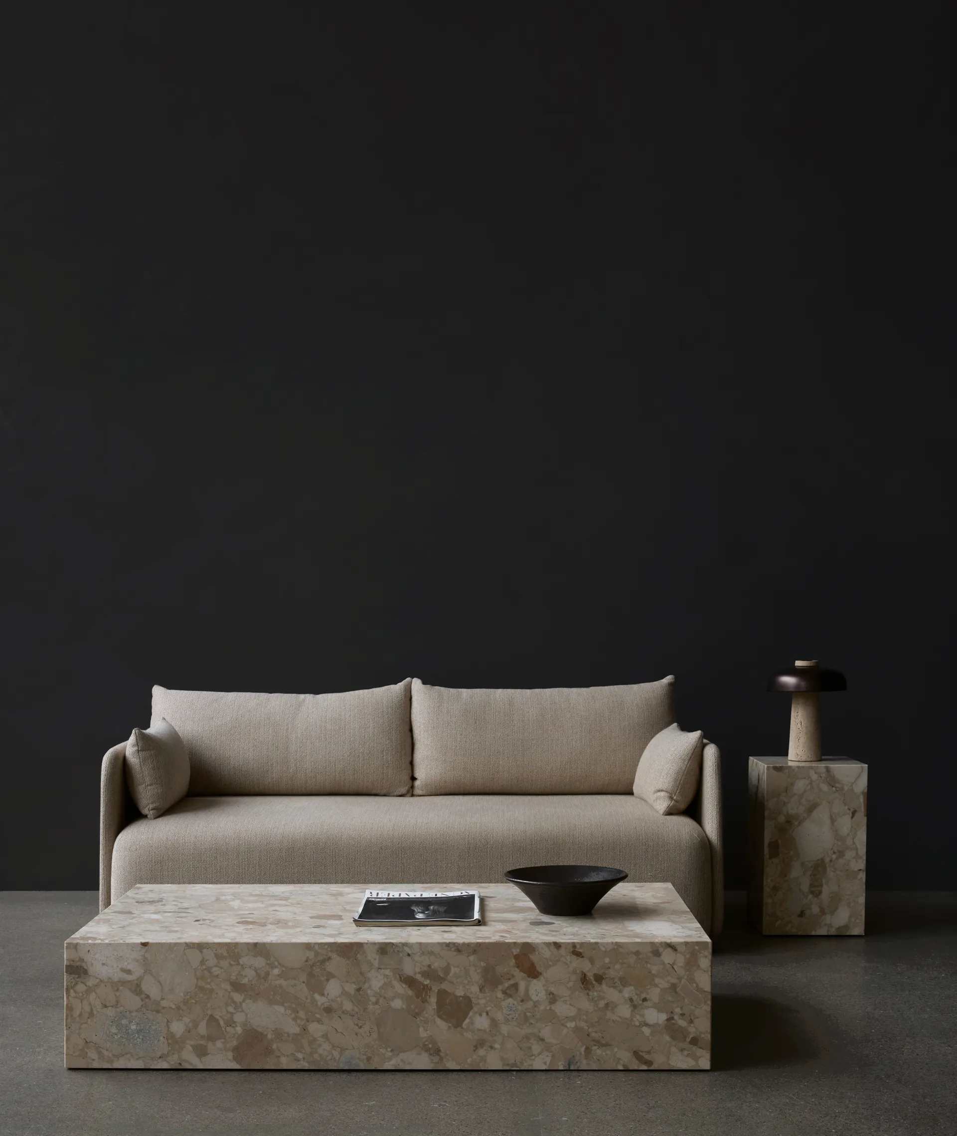Plinth tall sidobord 30x30x51 cm, Multi rose Audo Copenhagen