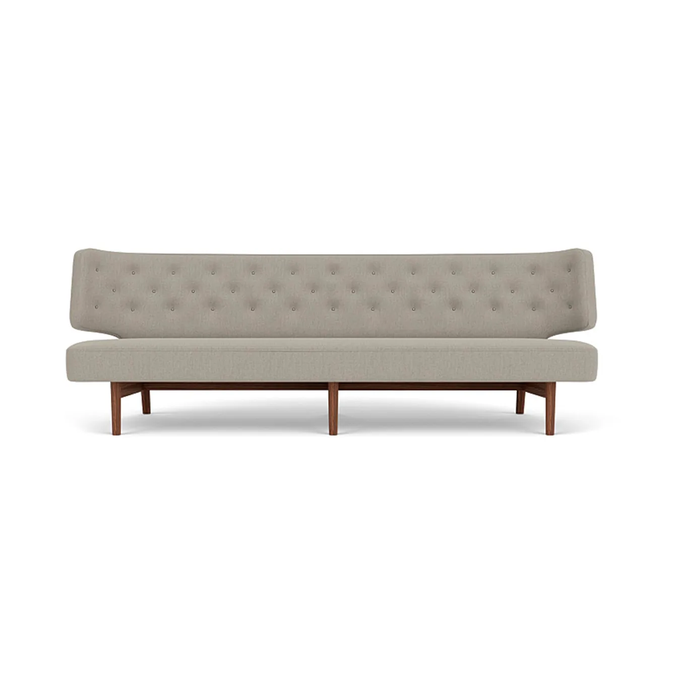 Radiohus soffa, Re-wool 0218-valnöt, 3-sits Audo Copenhagen