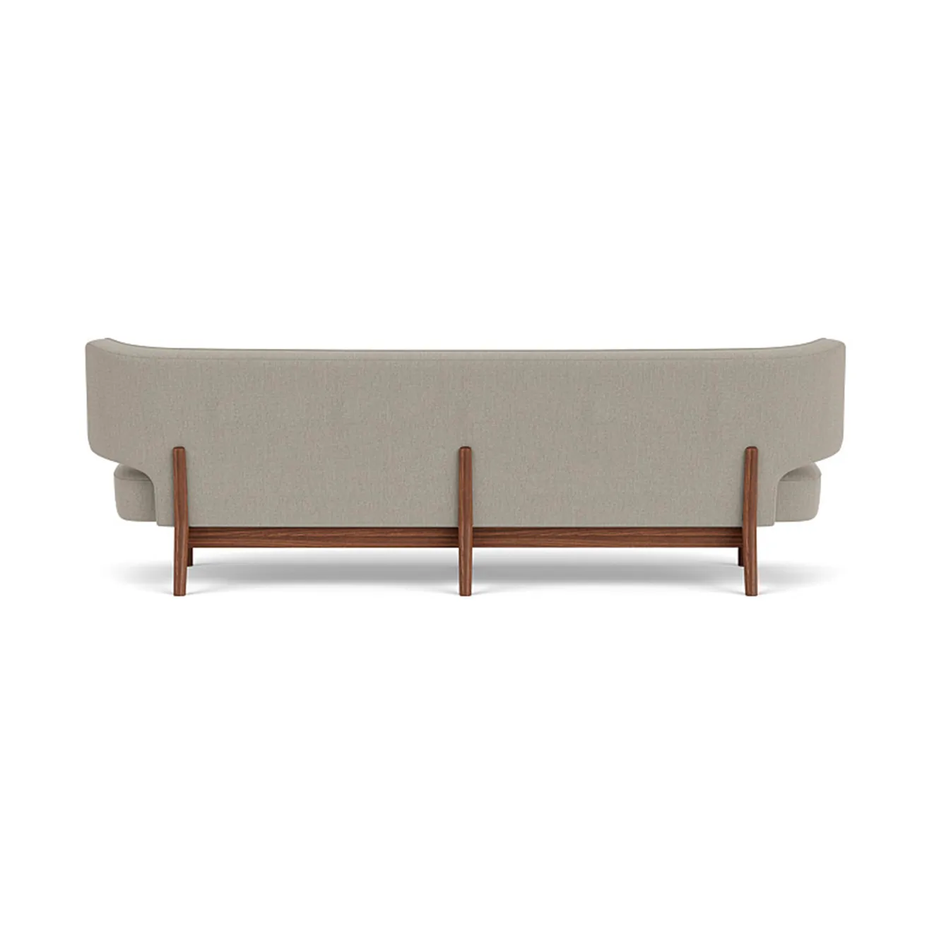 Radiohus soffa, Re-wool 0218-valnöt, 3-sits Audo Copenhagen