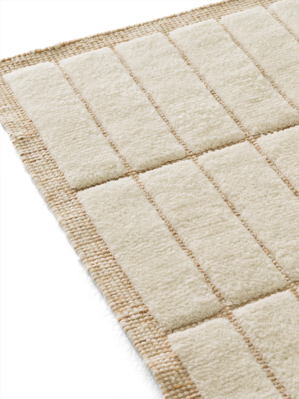 Tile matta, Ivory, 170x240 cm Audo Copenhagen