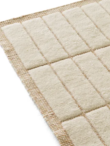 Tile matta - Ivory, 170x240 cm - Audo Copenhagen