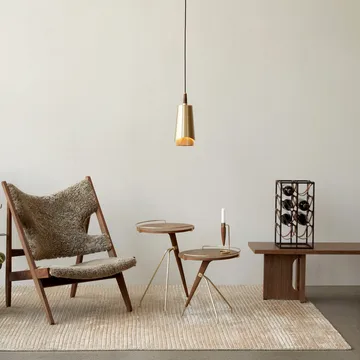 Umanoff sidobord valnöt-polerad mässing - 60 cm - Audo Copenhagen