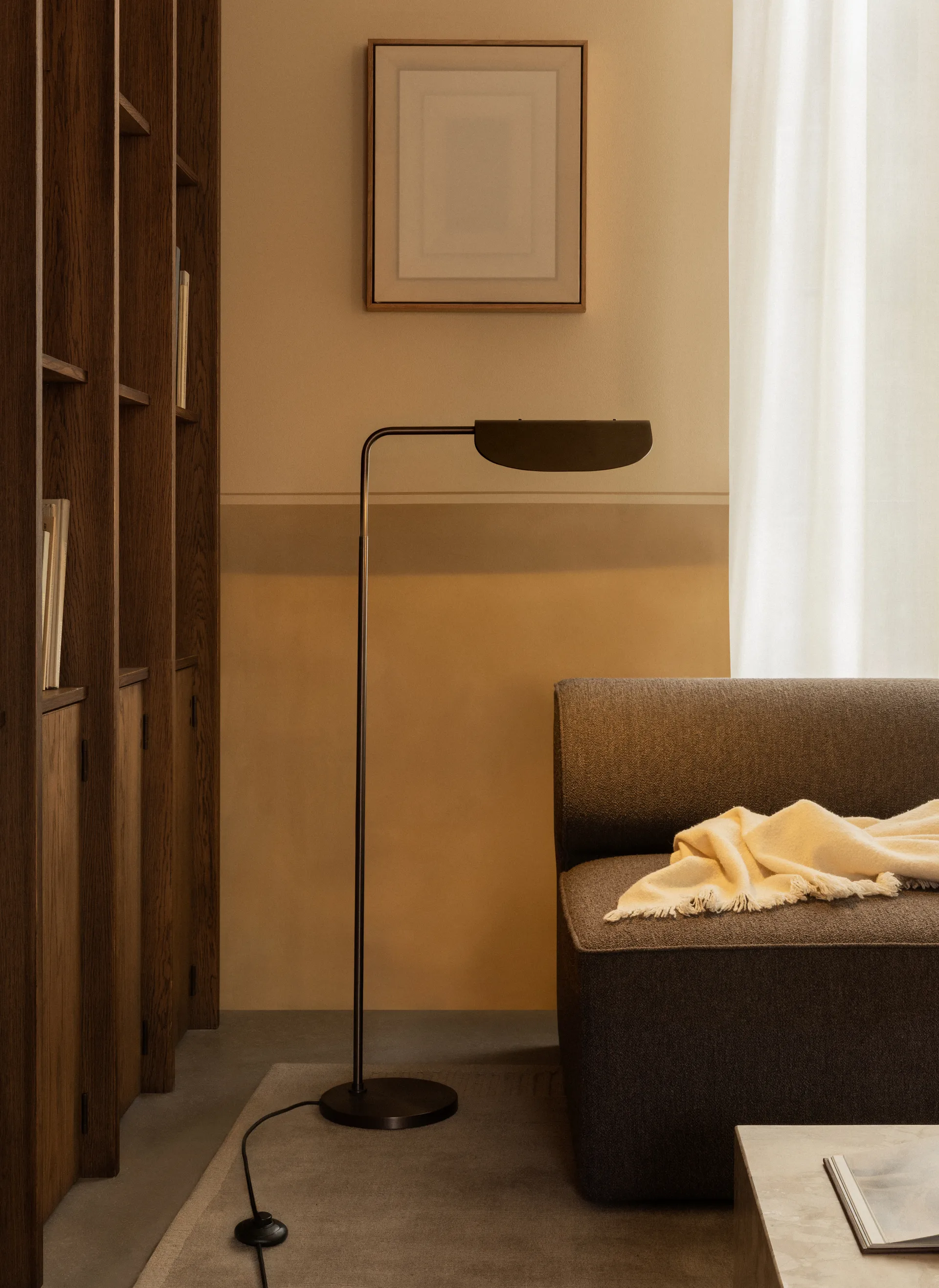 Wing golvlampa, Bronzed aluminium, 115 cm Audo Copenhagen