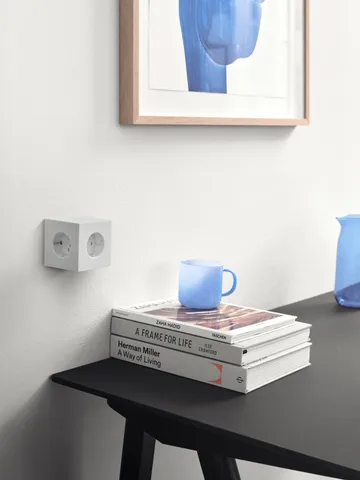 Square 1 grenuttag USB-C 30W 3 m - White Martinelli Luce edition - Avolt