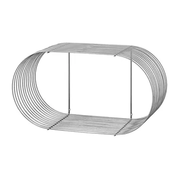 Curva vägghylla - Silver - AYTM