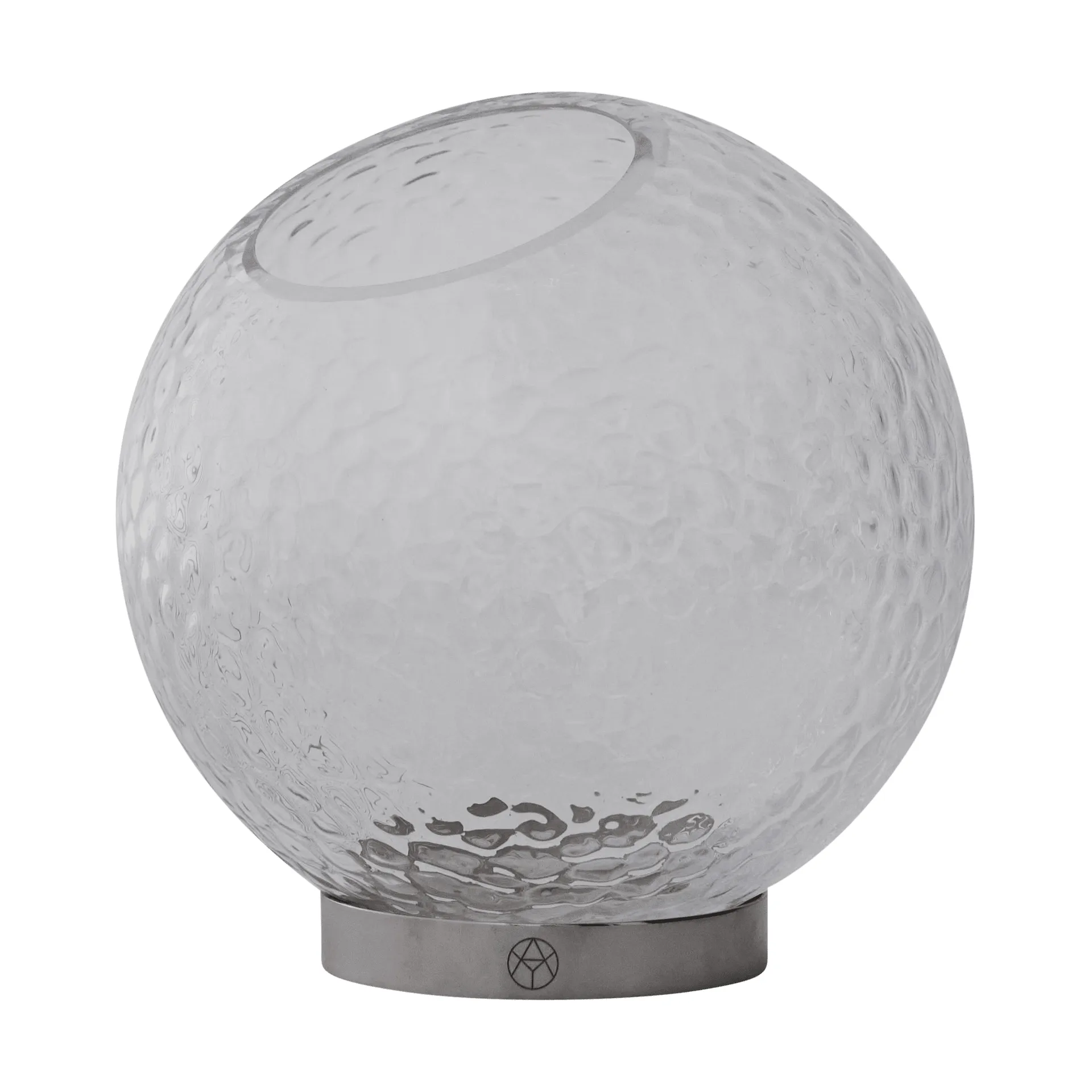 Globe bubbles vas Ø17 cm, Clear AYTM