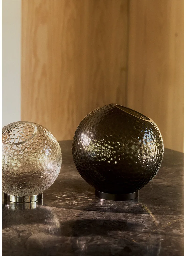 Globe bubbles vas Ø21 cm, Clear AYTM
