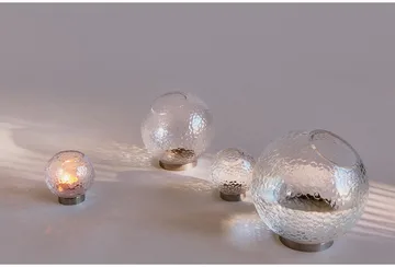 Globe bubbles vas Ø21 cm - Clear - AYTM