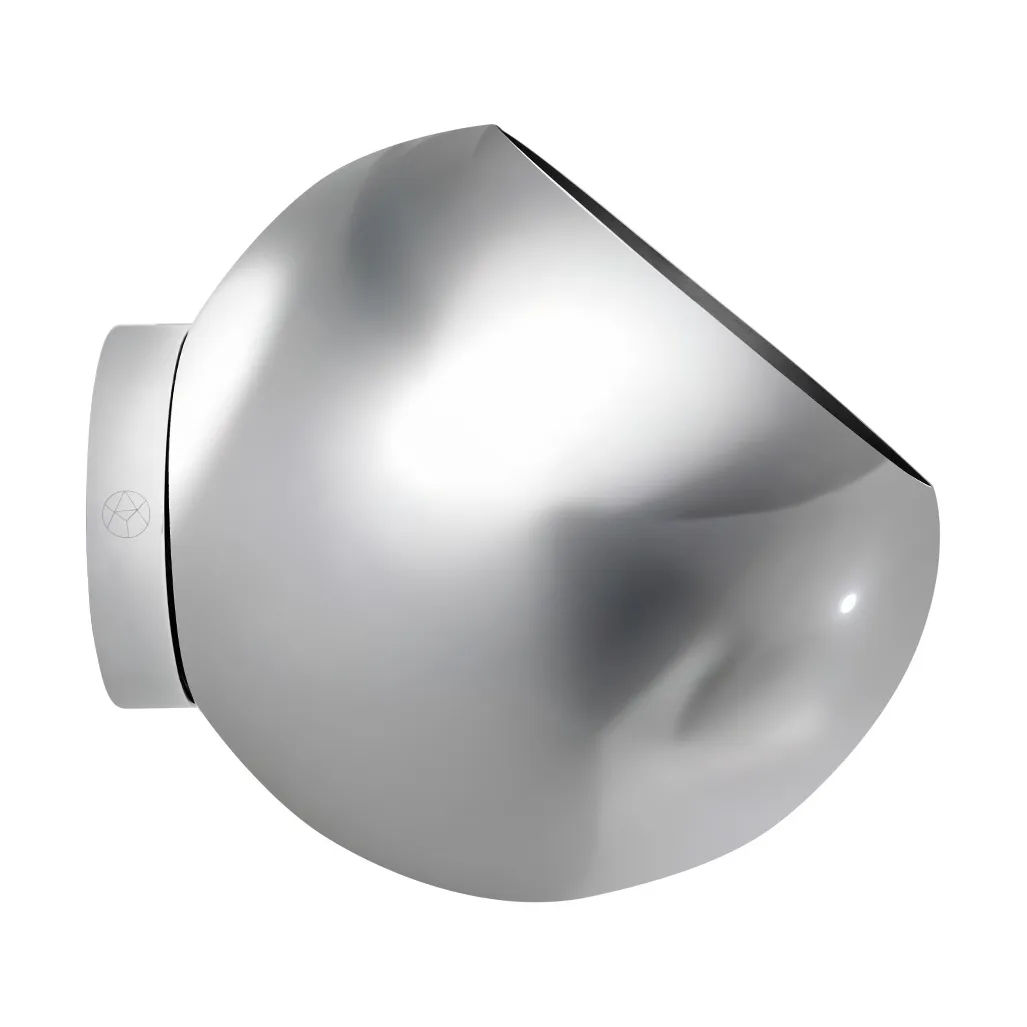 Globe kruka vägg Ø21 cm, Silver AYTM