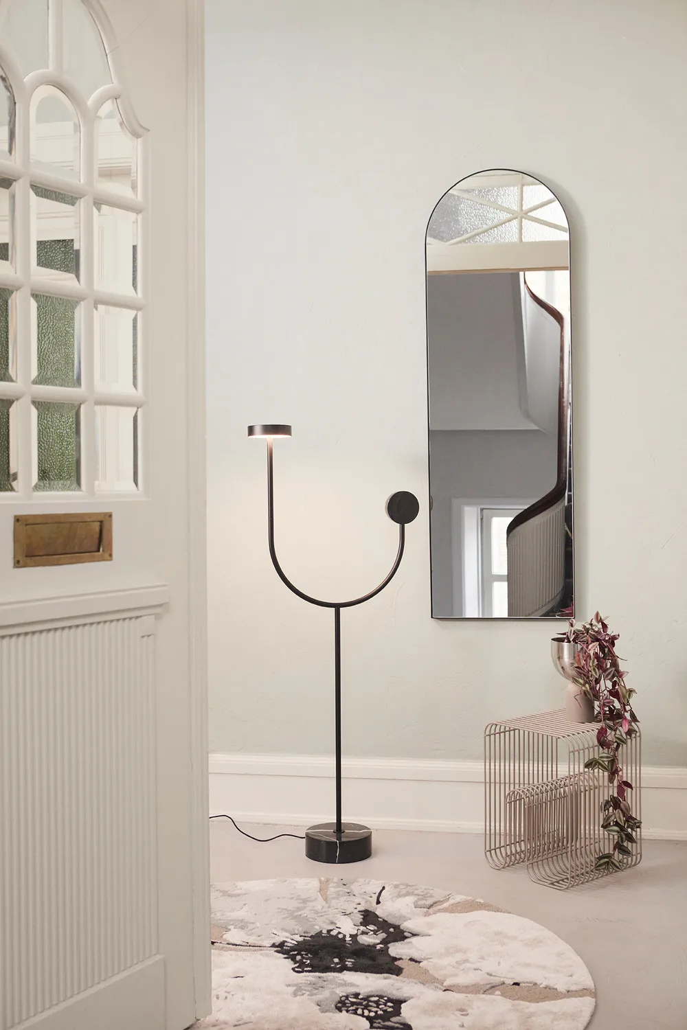 GRASIL golvlampa 51,5x127,6 cm, Black/Black AYTM