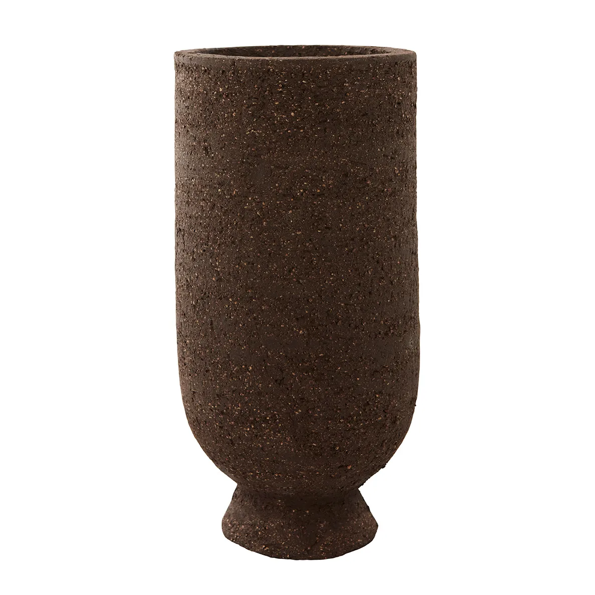 Terra kruka-vas Ø13 cm, Java brown AYTM