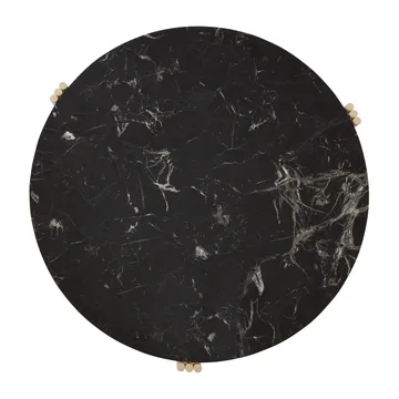 Tribus soffbord Ø80 cm - Light Sand-black - AYTM