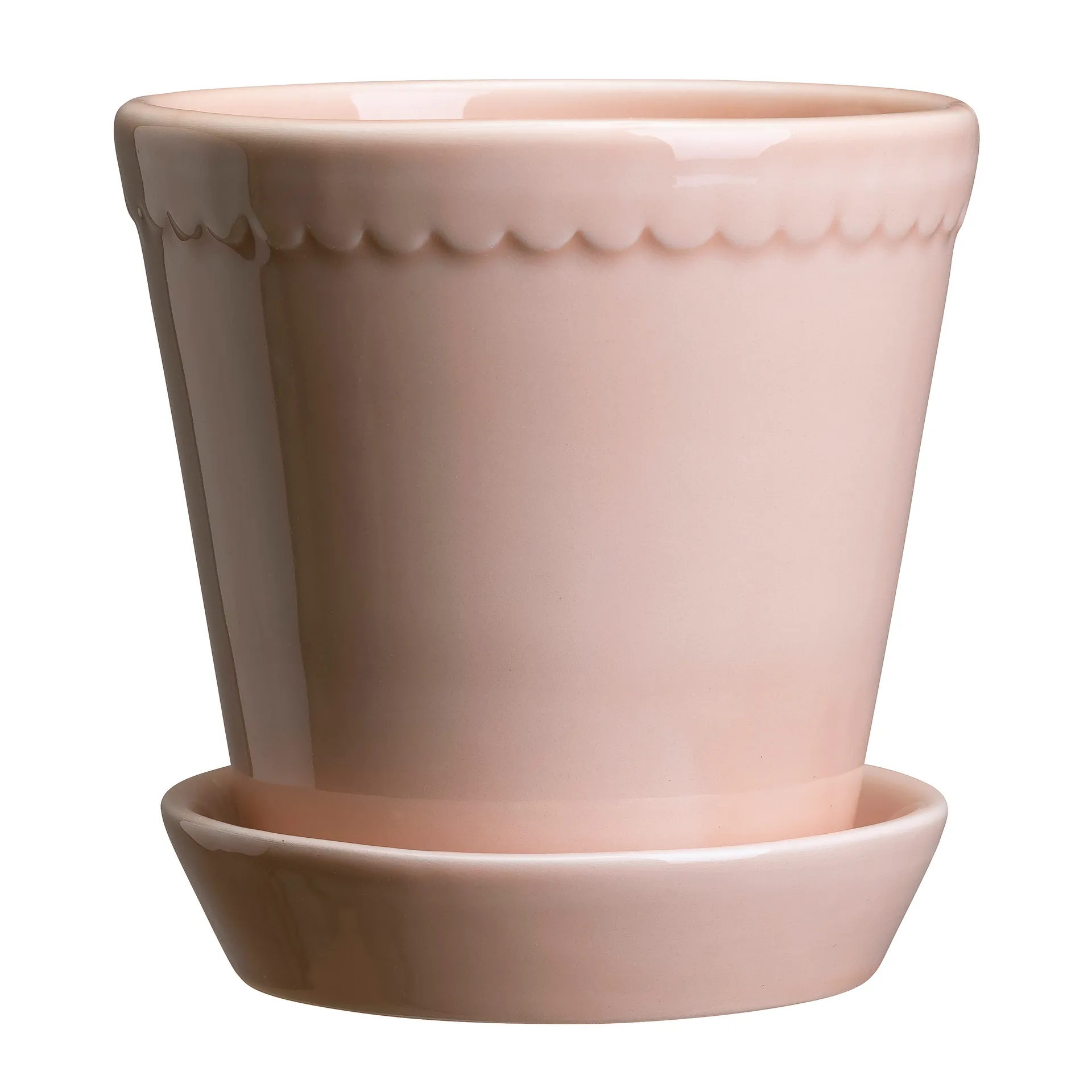 Helena kruka glaserad Ø14 cm, Quartz rose Bergs Potter