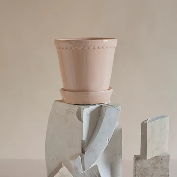 Helena kruka glaserad Ø16 cm - Quartz rose - Bergs Potter
