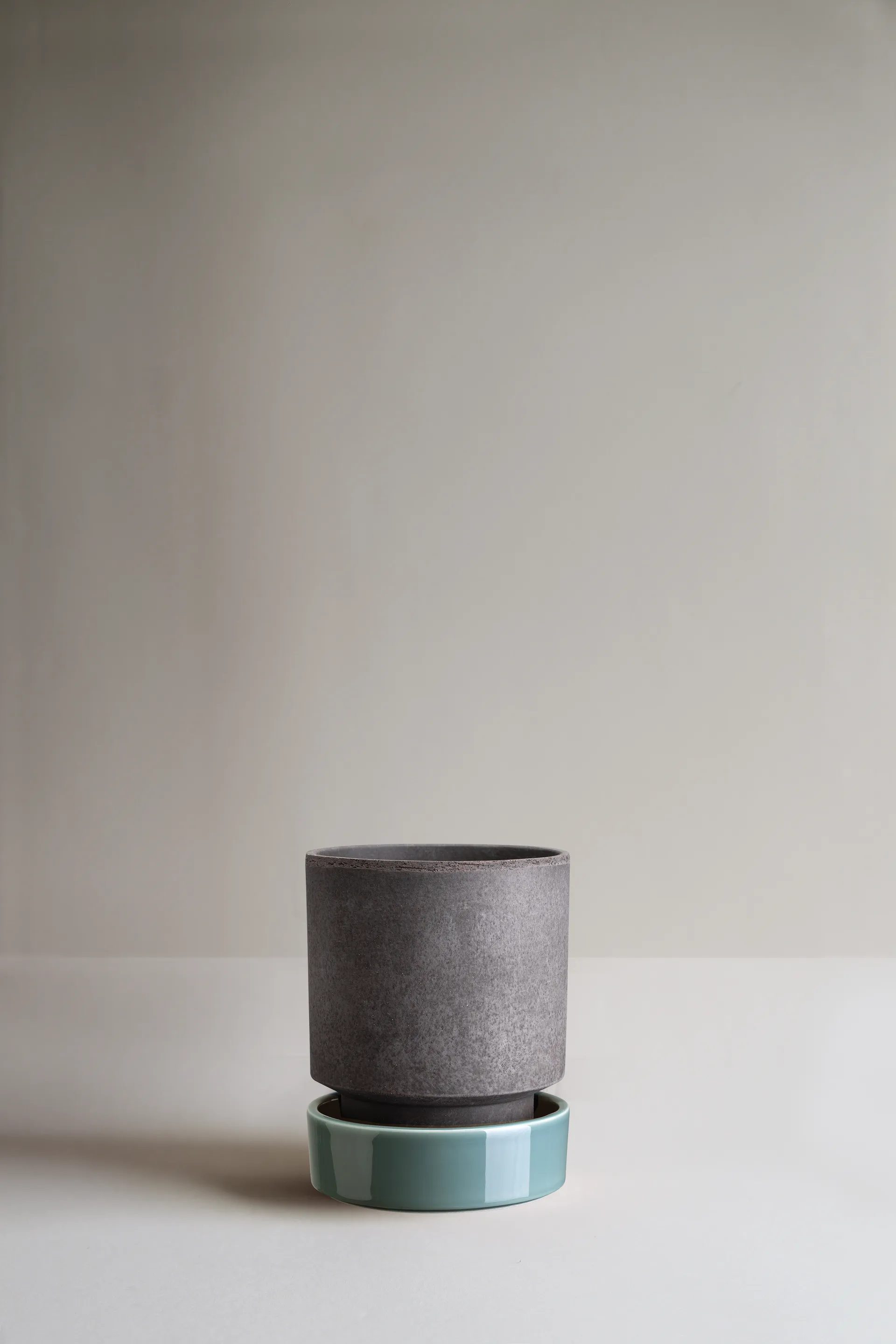 Hoff kruka, Ø14 cm, Raw Grey-Misty Blue (grå-blå) Bergs Potter