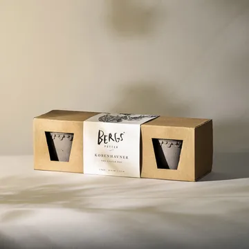Köpenhamn kruka Ø10 cm 3-pack - Grey - Bergs Potter