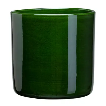 Romeo kruka glaserad Ø11 cm - Grön - Bergs Potter