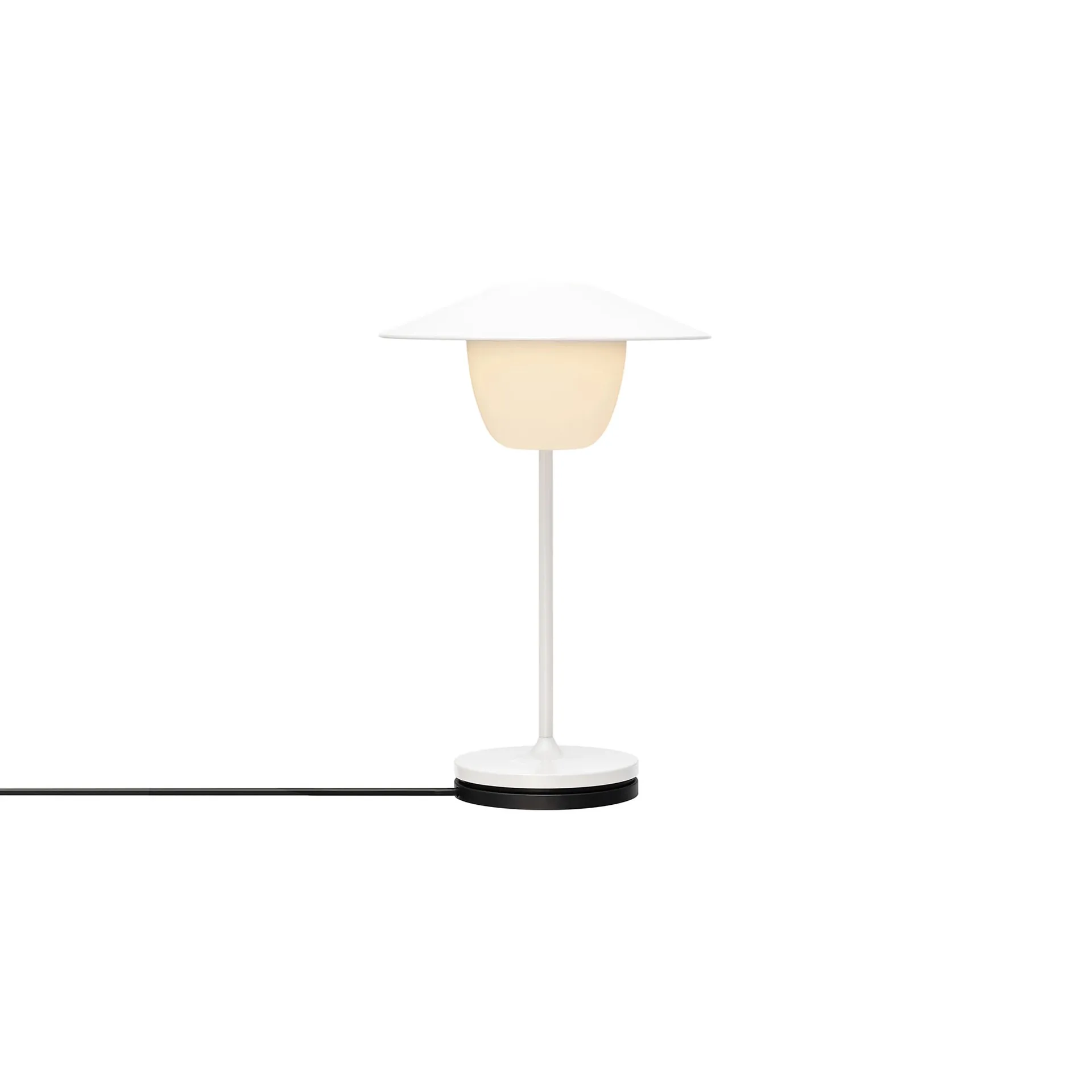 Ani mini LED-lampa 21,5 cm, Vit blomus