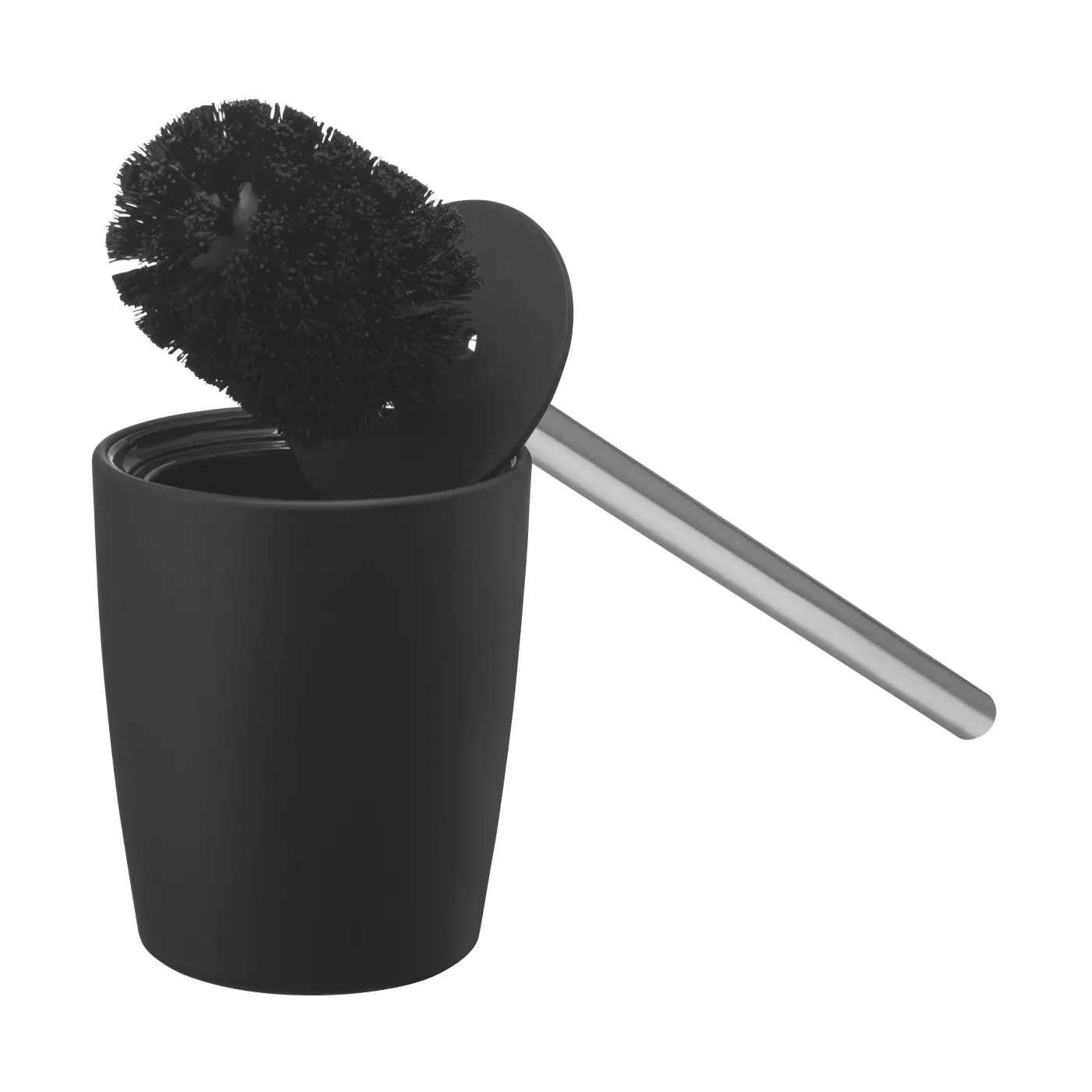 Ava toalettborste, Black blomus