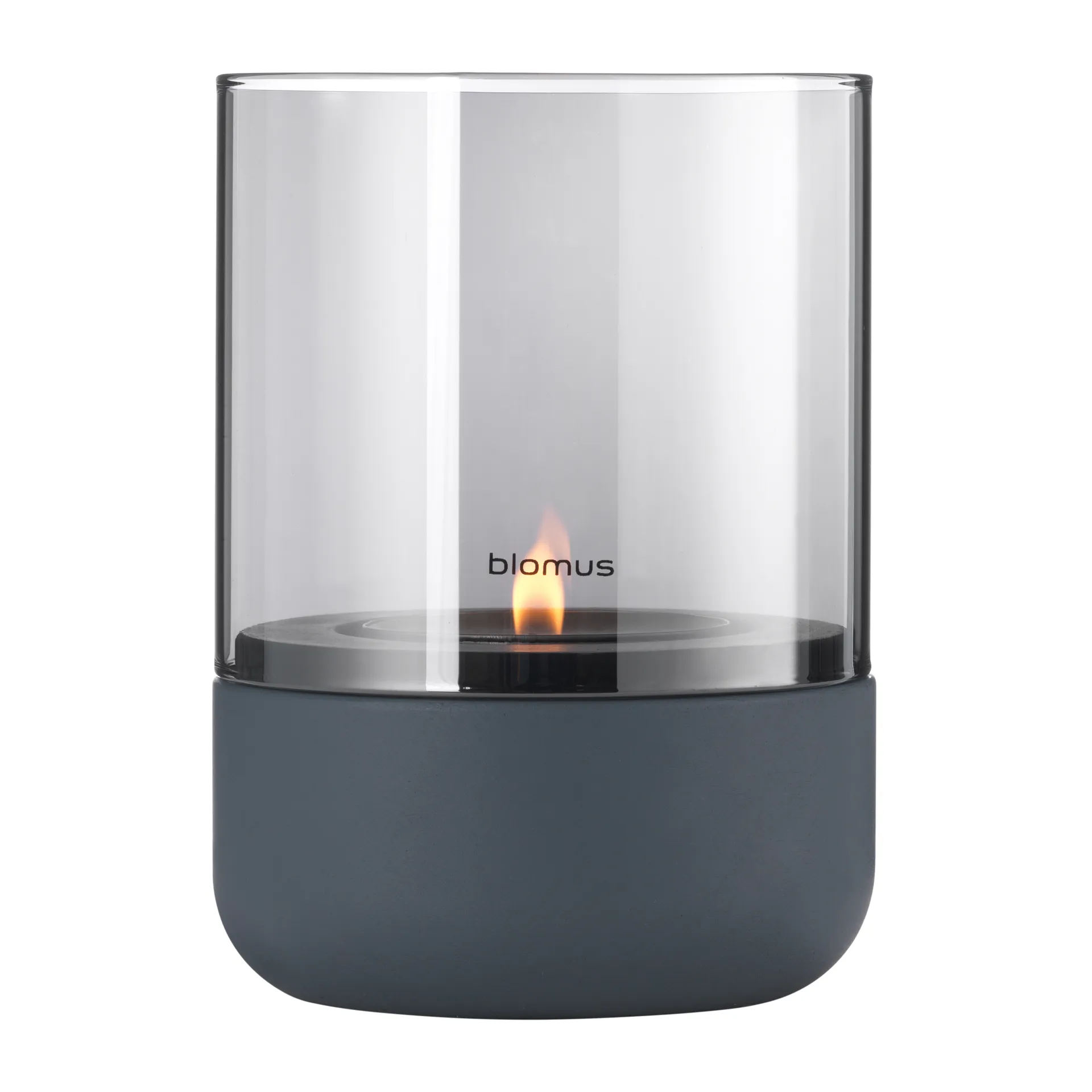 Calma ljuslykta Ø10 cm, Steel grey blomus