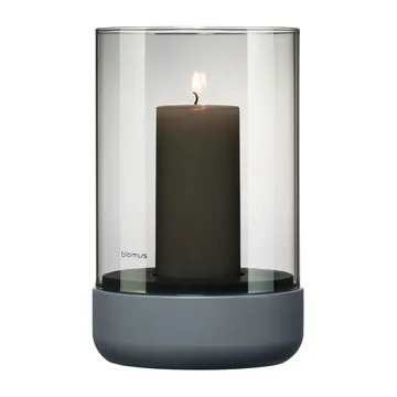 Calma stormlykta Ø12 cm - Gray-smoke - blomus