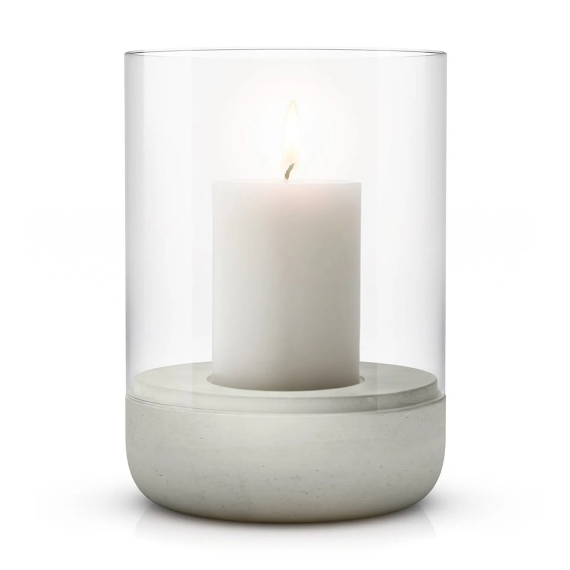 Calma stormlykta Ø15 cm, Light grey blomus