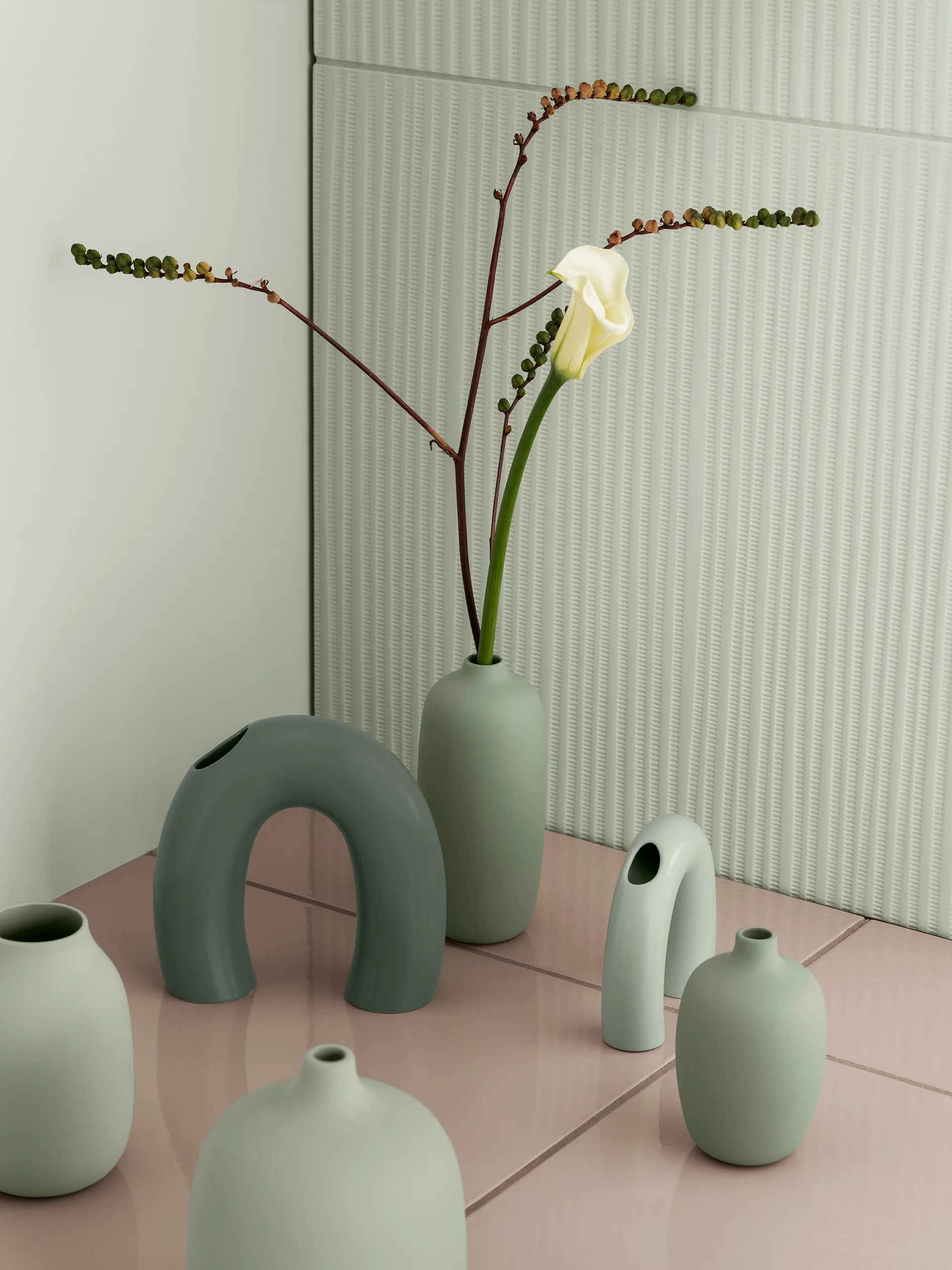 Ceola vas 18 cm, Desert Sage blomus