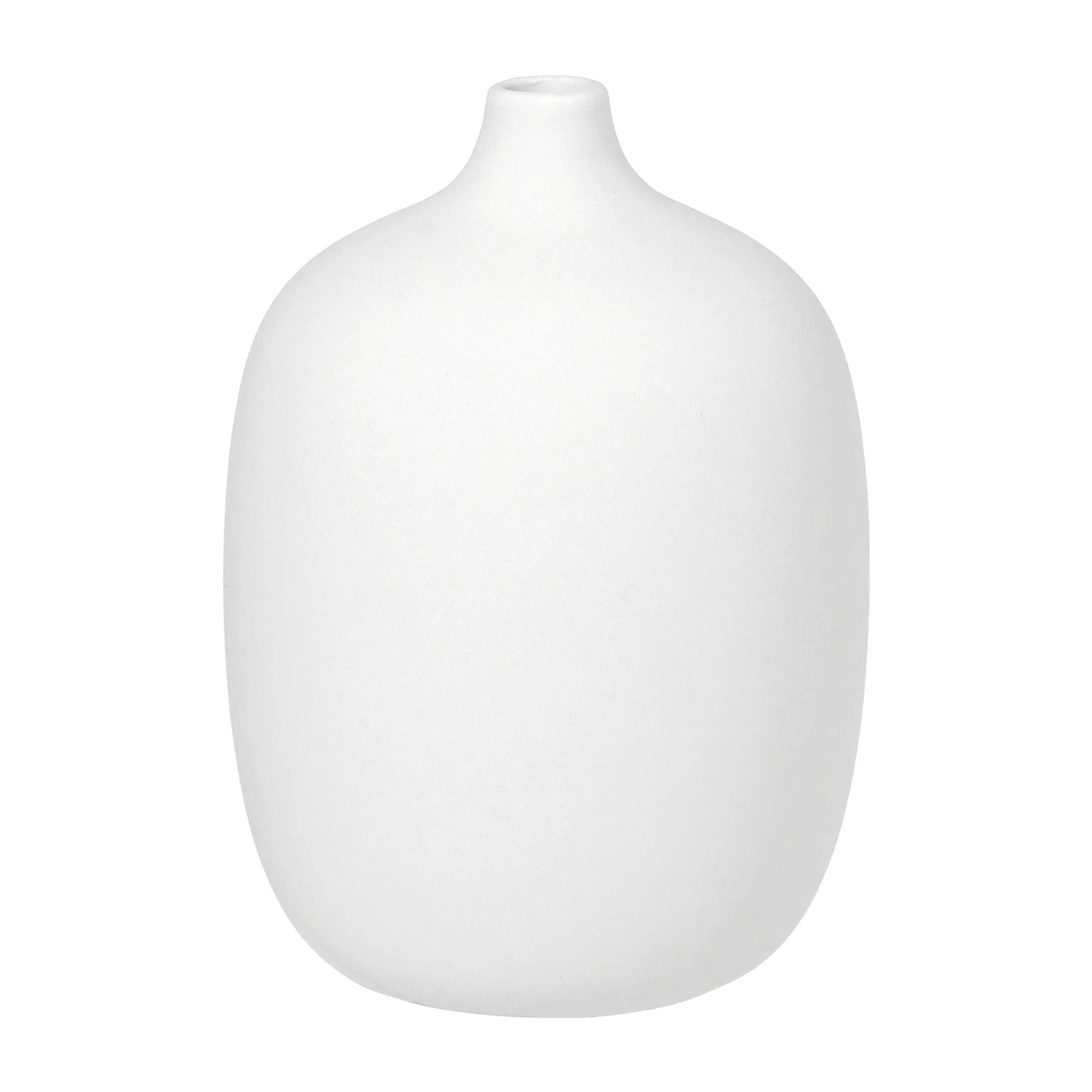 Ceola vas 18,5 cm, Vit blomus