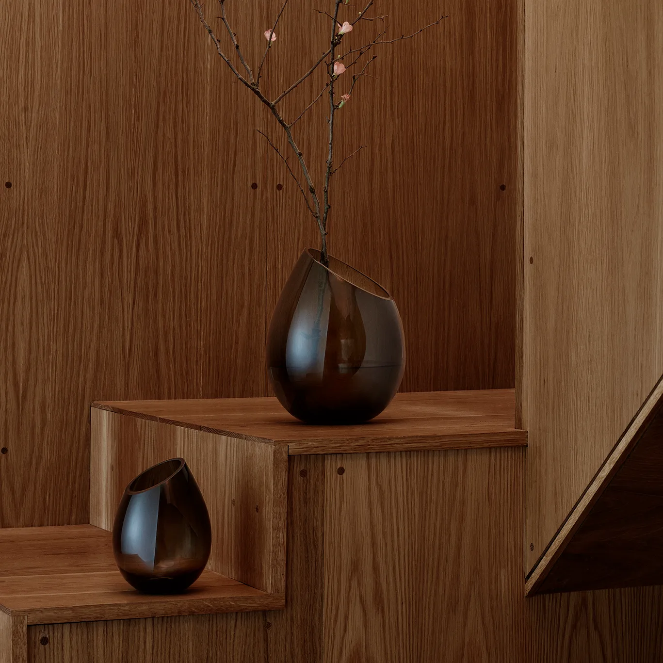 Drop vas liten, Coffee blomus