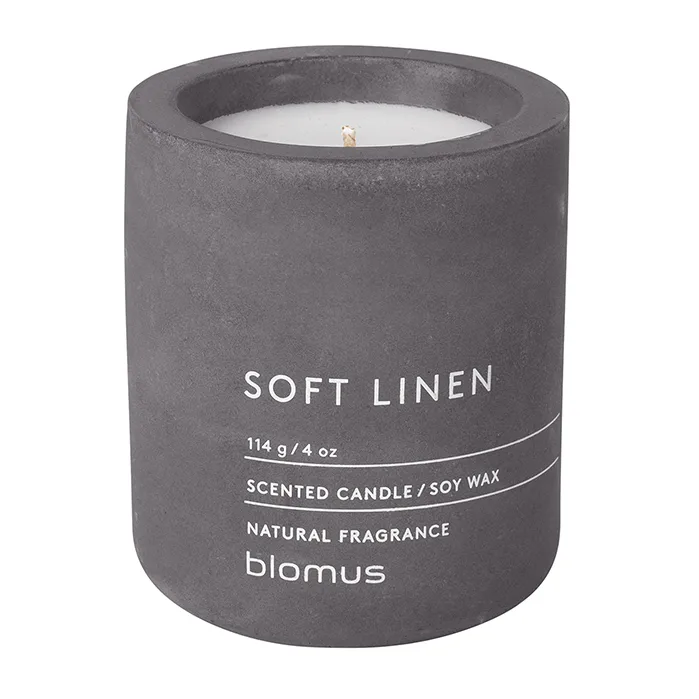 Fraga doftljus 24 timmar - Soft Linen-Magnet - blomus