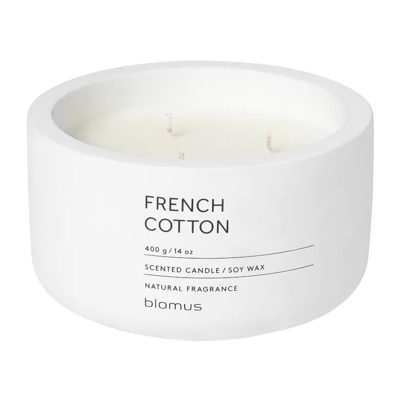Fraga doftljus 25 timmar, French Cotton-Lily White blomus