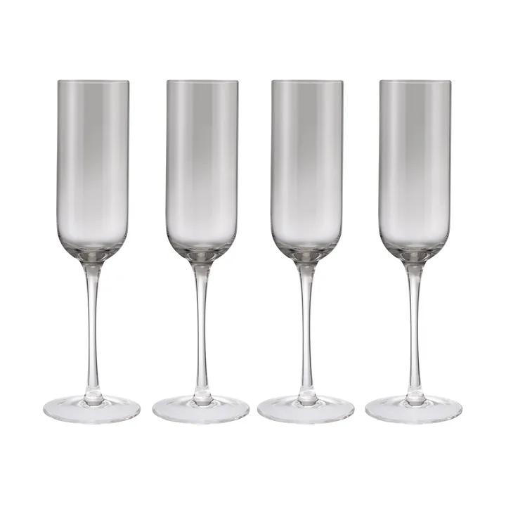 Fuumi champagneglas 22 cl 4-pack - Smoke-klar - blomus